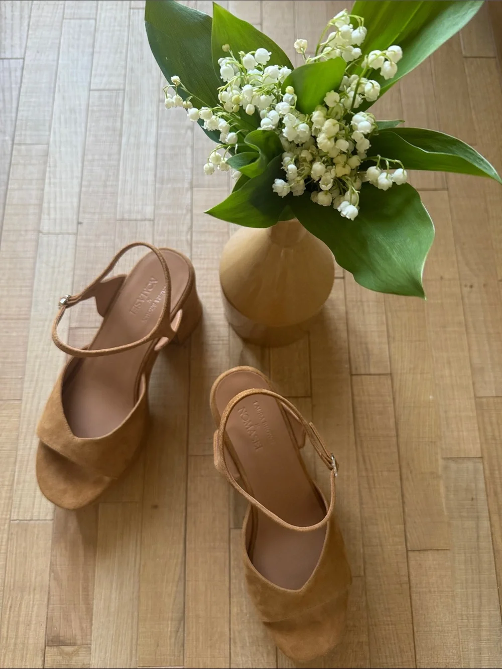 Suede Platform Sandals 🌱🍃Paris